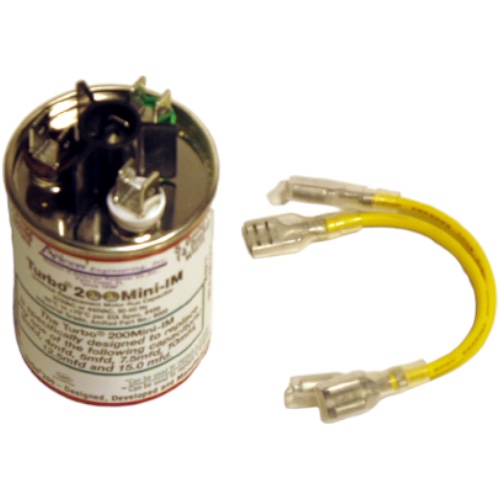 Rheem 439102 Turbo200 Mini Capacitor, 2.5-12.5 MFD, 370-440V Round