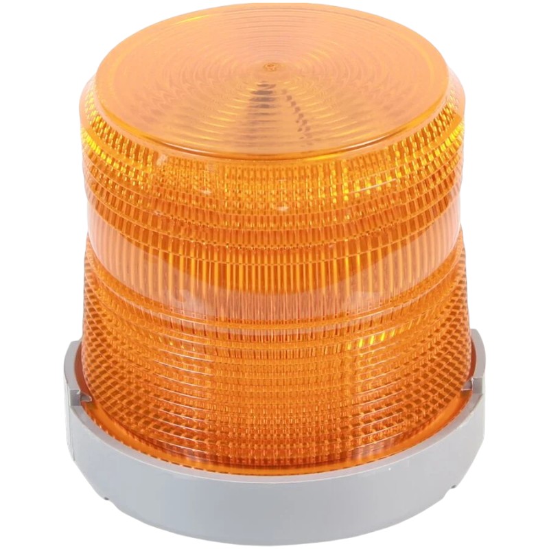 Edwards Signaling 48FINA-N5-25WH Flashing Beacon, Amber, 120VAC