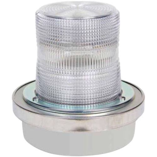 Edwards Signaling 50C-N5-40WH Flashing Halogen Beacon, Clear, 120 AC