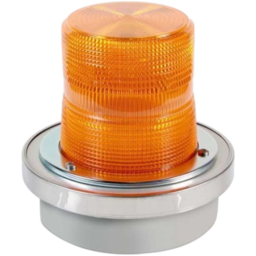 Edwards Signaling 50SING-N5-40WH Steady-On Halogen Beacon, Green, 120 AC