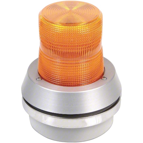 Edwards Signaling 51SINA-N5-40W Beacon with Horn,  Amber, 120 AC