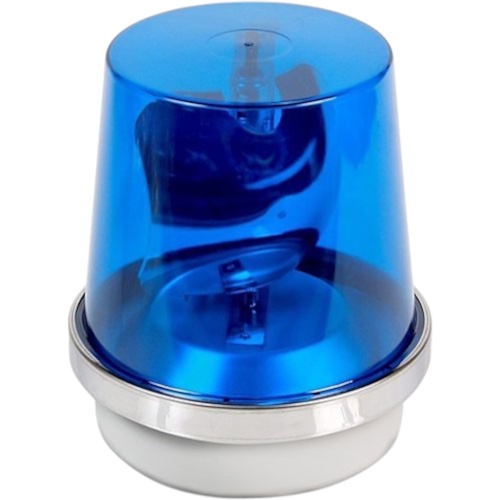 Edwards Signaling 53B-E1 Rotating Beacon, 12 VDC, Blue
