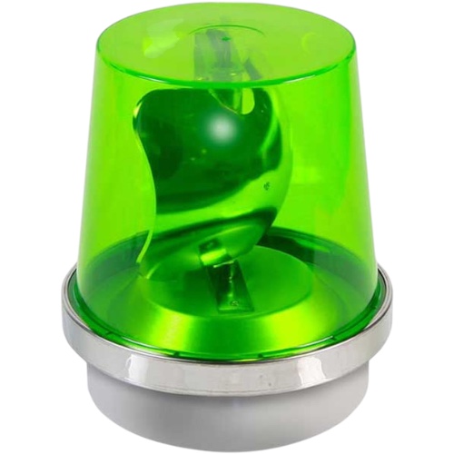 Edwards Signaling 53G-G1 Rotating Beacon, 24 VDC, Green