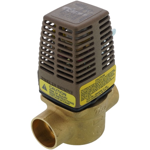 Taco 572-4 Zone Valve, 1" Sweat, 2 Way, N.C., 24v with Manual Override