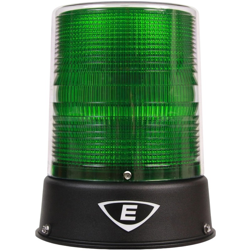 Edwards Signaling 57PLEDMG120A Beacon, Green, 120V AC, Gray Base