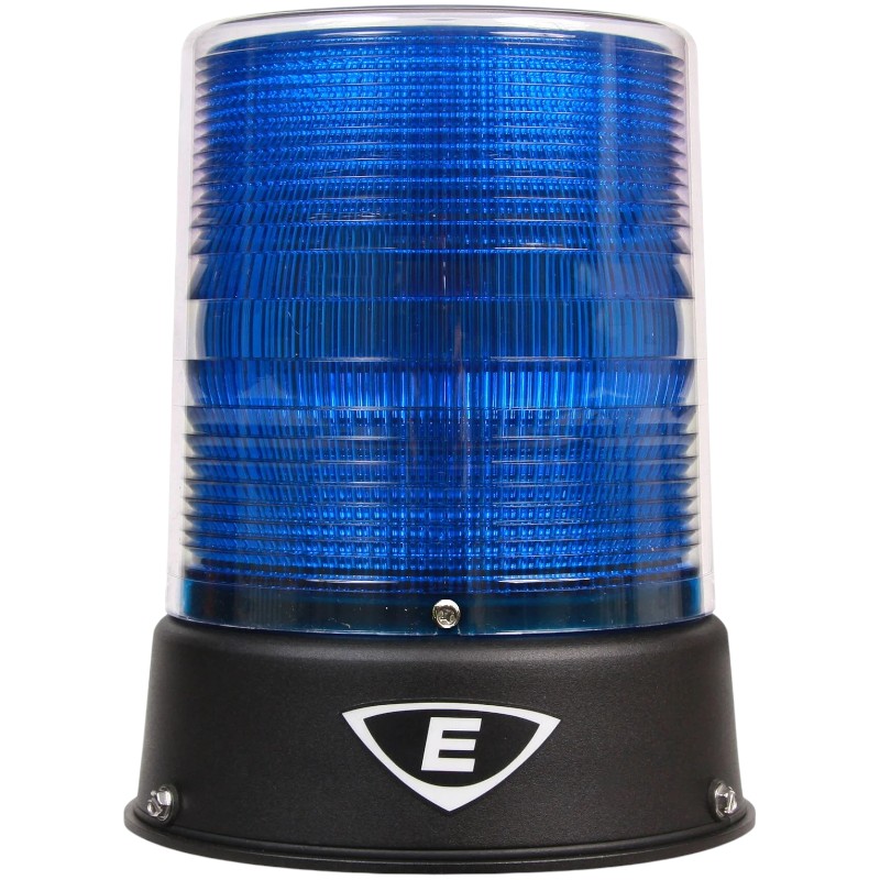 Edwards Signaling 57PLEDMB120A Beacon, Blue, 120VAC, Gray Base