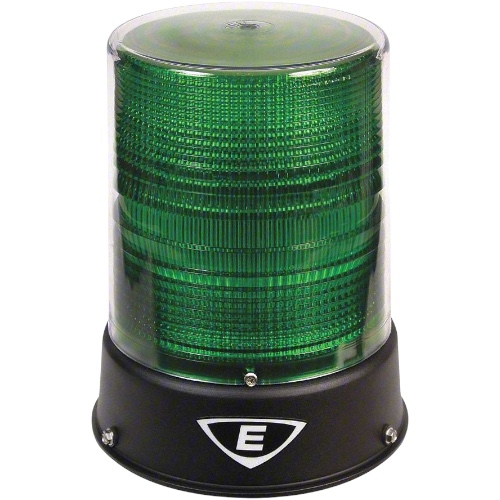 Edwards Signaling 57PLEDMG120AB LED Beacon, Green, 120 VAC, Black Base