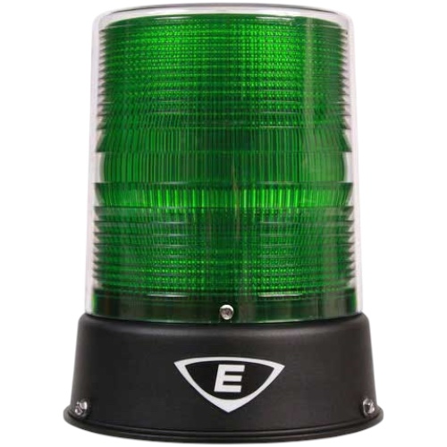 Edwards Signaling 57PLEDMG24ADB LED Beacon, Green, 24 VAC/DC, Black Base