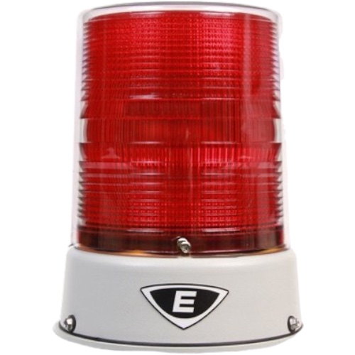 Edwards Signaling 57PLEDMR24AD LED Beacon, Red, 24 VAC/DC, Gray Base