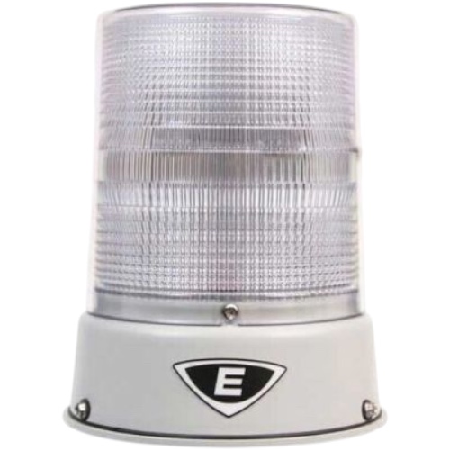 Edwards Signaling 57PLEDMW120A LED Beacon, White, 120 VAC, Gray Base