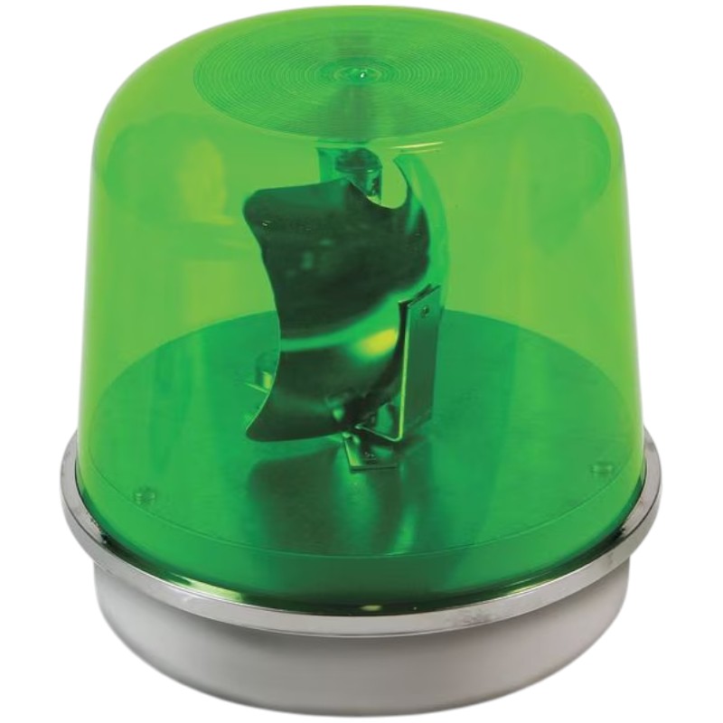 Edwards Signaling 58G-N5-100WH Beacon Rotating, Green, 100W