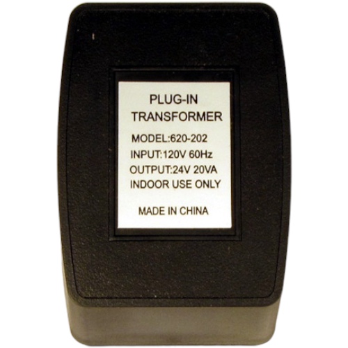 Robertshaw 620-202 20VA Plug In Transformer 120/24 Vac