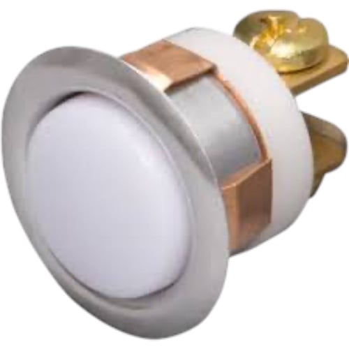 Edwards Signaling 620-B Push Button, Brass Rim