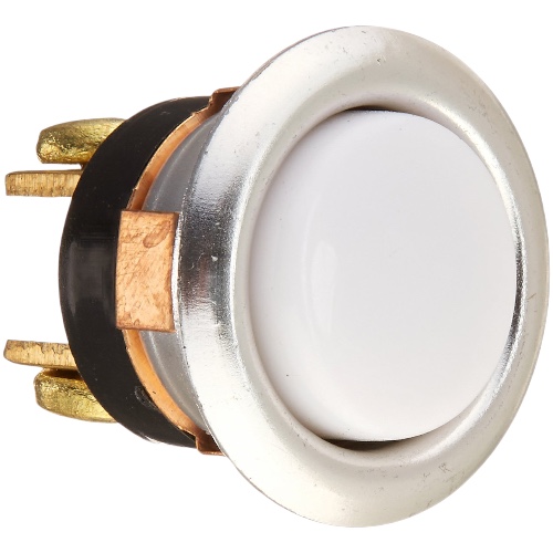 Edwards Signaling 620-L Push Button, Chrome Rim, ILL