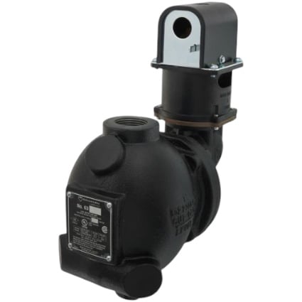 McDonnell & Miller 63M Float Type LWCO for Hot Water or Steam with Manual Switch