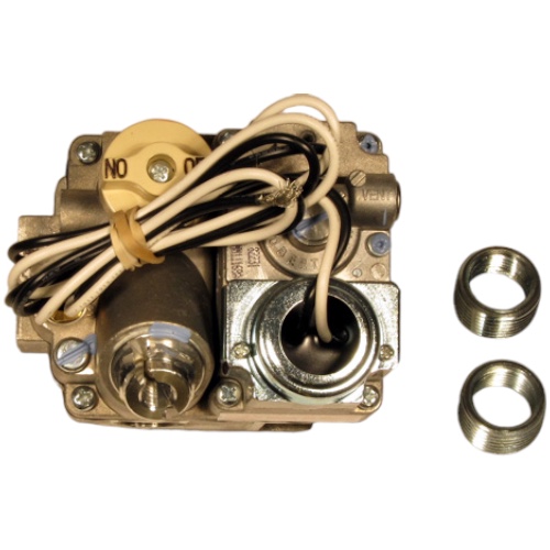 Robertshaw 700-454 120V Gas Valve, 3/4" x 3/4", Standing Pilot, 300000 BTU, Line Voltage