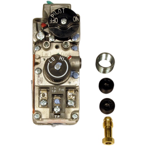 Robertshaw 710-511 Low Profile Gas Valve 1/2"x3/8" for LP Conversion
