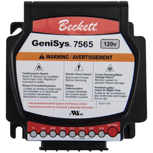 Beckett 7565U Primary Control, Advanced, 120V for Oil Burners