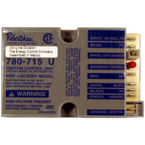 Robertshaw 780-715 SP715 Ignition Module for Flame Rectification