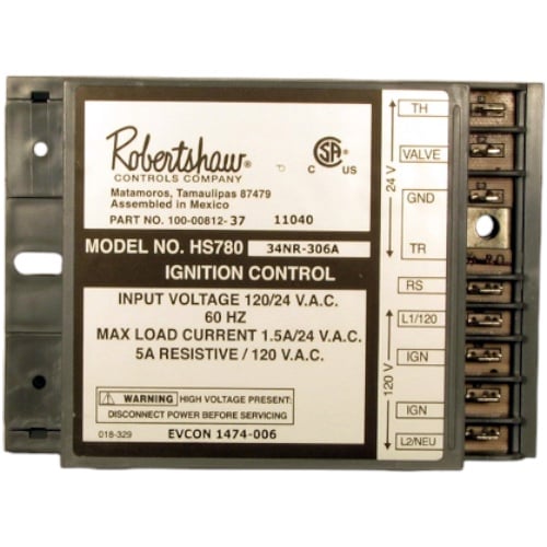 Robertshaw 780-787 HSI Ignition Module, HS780-34NR-306A