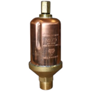 Hoffman 79 Water Vent, 3/4" x 1/2", 75 PSI, 250°F