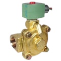 ASCO 8220G407 Solenoid Valve, 3/4", N.C., 120/60 110/50 Vac, Hot Water, 150 PSI