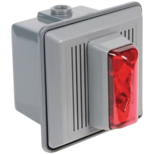 Edwards Signaling 869DSTRR-G1 Horn Strobe, 24 DC, Red