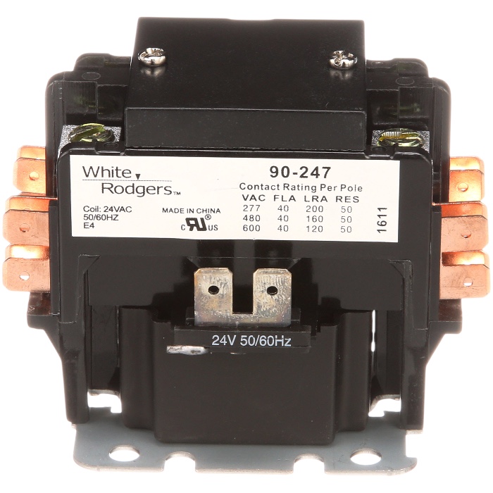 White-Rodgers 90-247 2 Pole Contactor Type 122