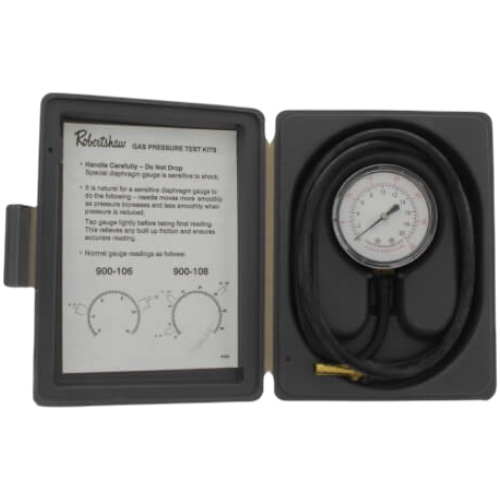 Robertshaw 900-108 Manometer Pressure Test Kit, 0"–35" WC for Natural or LP