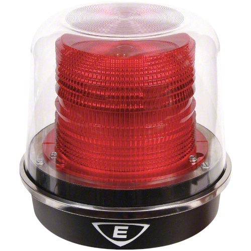 Edwards Signaling 94PLEDMR24ADB LED Beacon, Red, 24 VAC/DC, Black Base