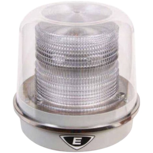 Edwards Signaling 94PLEDMW120A LED Beacon, White, 120 VAC, Gray Base