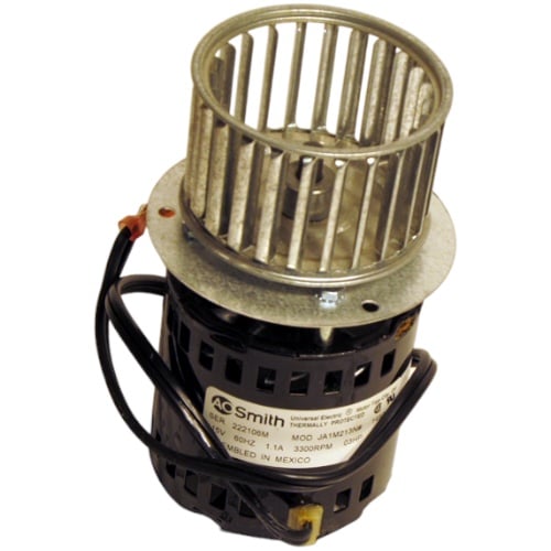 Reznor 97727 Inducer Venter Motor with Wheel, 115V, Single Phase, FE25-100