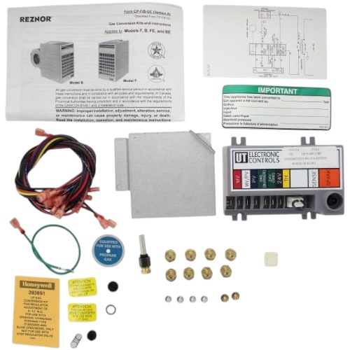 Reznor 99252 Conversion Kit, Natural to LP Gas, FB/E100