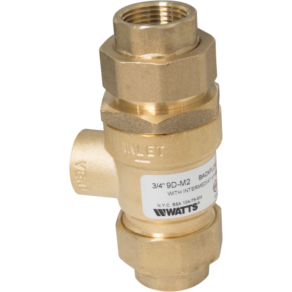 Watts 9DM2-3/4 Backflow Preventer Atmospheric Vent 3/4" NPT
