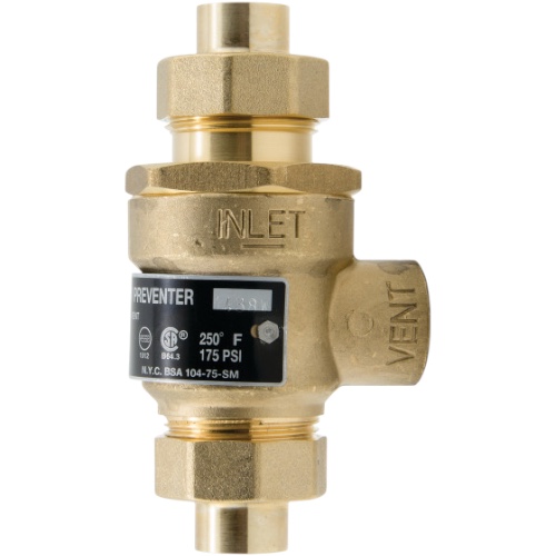 Watts 9DS-1/2-M3 Backflow Preventer Atmospheric Vent 1/2" Sweat