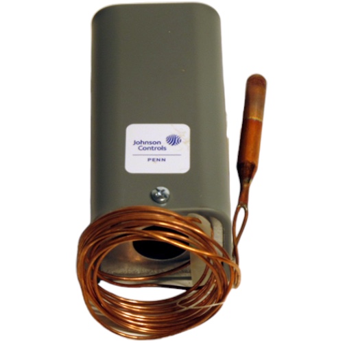 Johnson Controls A19AAD-5C SPST Temp Control, 30-50F, NEMA 1, Compensated Diff