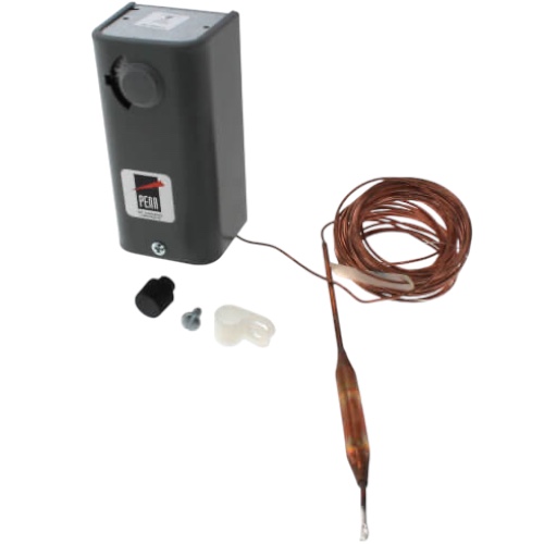 Johnson Controls A19ABC-36C SPDT Remote Bulb Temp Control -30/100F, 20' Cap