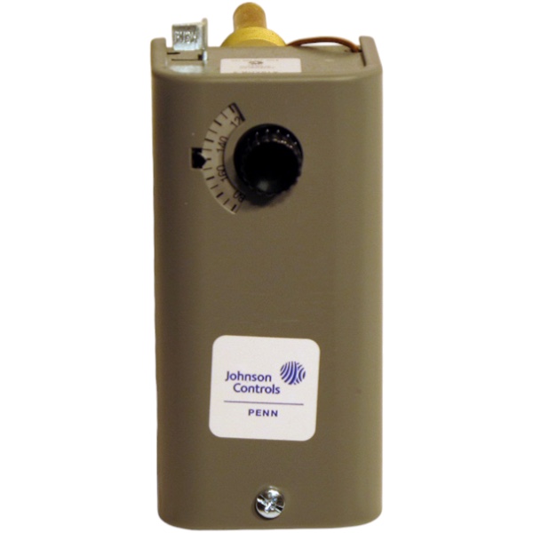 Johnson Controls A19ADB-2C Direct Immersion Temp Control, 100-240F, Dual Sensor