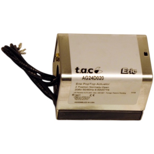 Erie AG24D020 208V PopTop Actuator, High Temp, Spring Return