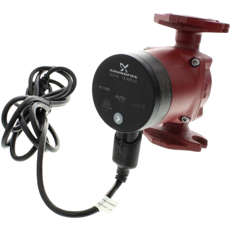 Grundfos ALPHA2 Circulator, 115V, 1/16 HP, Cast Iron, Terminal Box