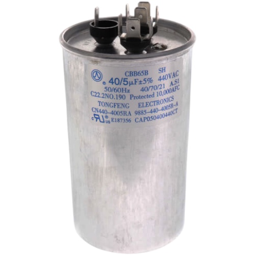 Goodman Parts CAP075800440RT Capacitor, 7.5/80 MFD, 440V, Dual, M5