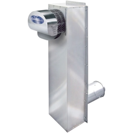 Field Controls CV-5VR Vent Riser, Stainless, 5" Inlet with Power Venter