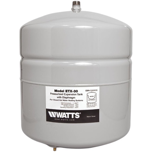 Watts ETX30 1/2" Diaphragm Expansion Tank Ground Ship Only