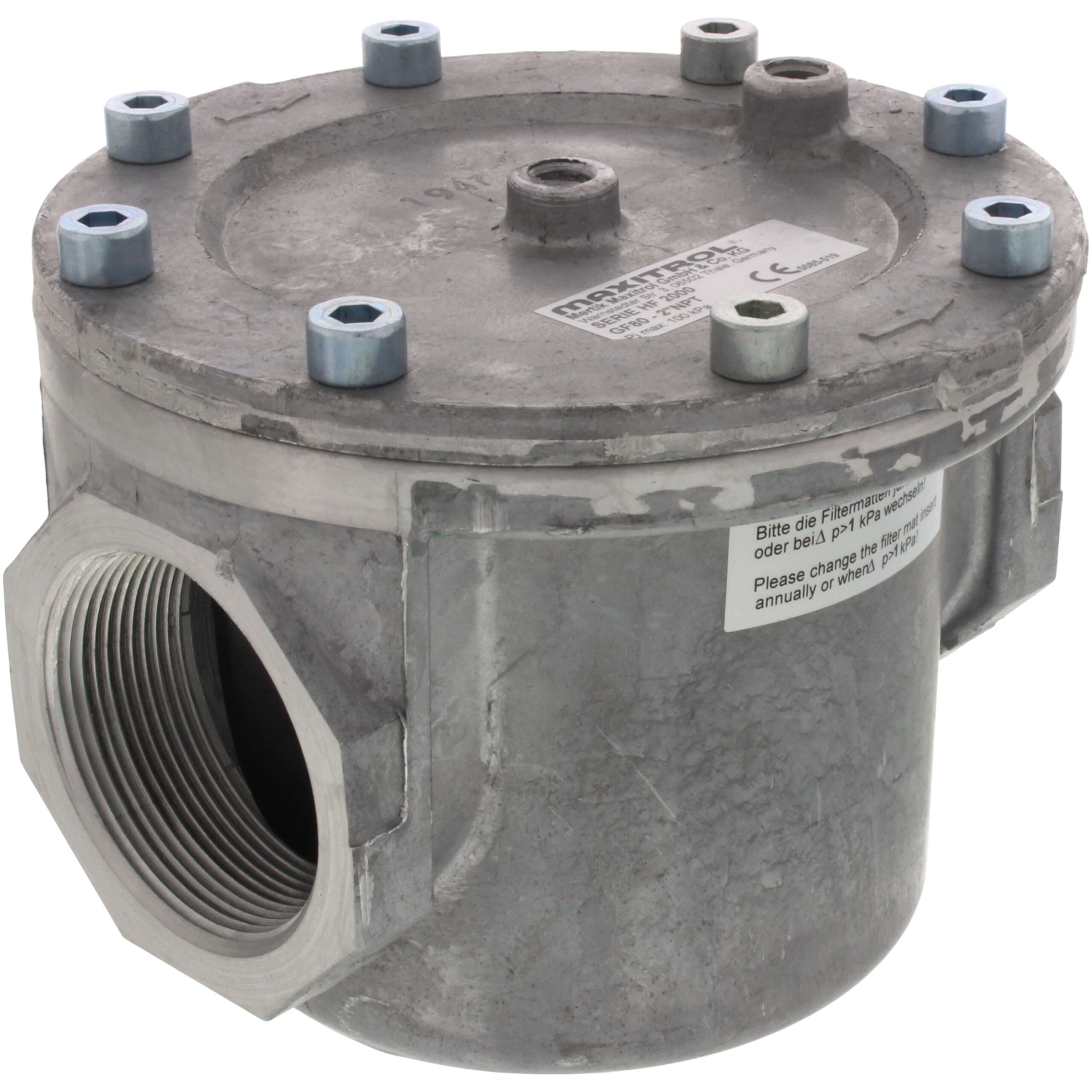 Maxitrol GF80-1616-A-0 Gas Filter, 2", HF2000