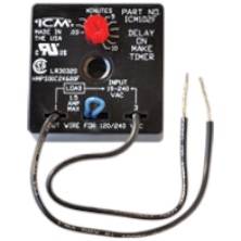 ICM Controls ICM102FB Adjustable Timer, 10 Min, 6 Wire Terminals