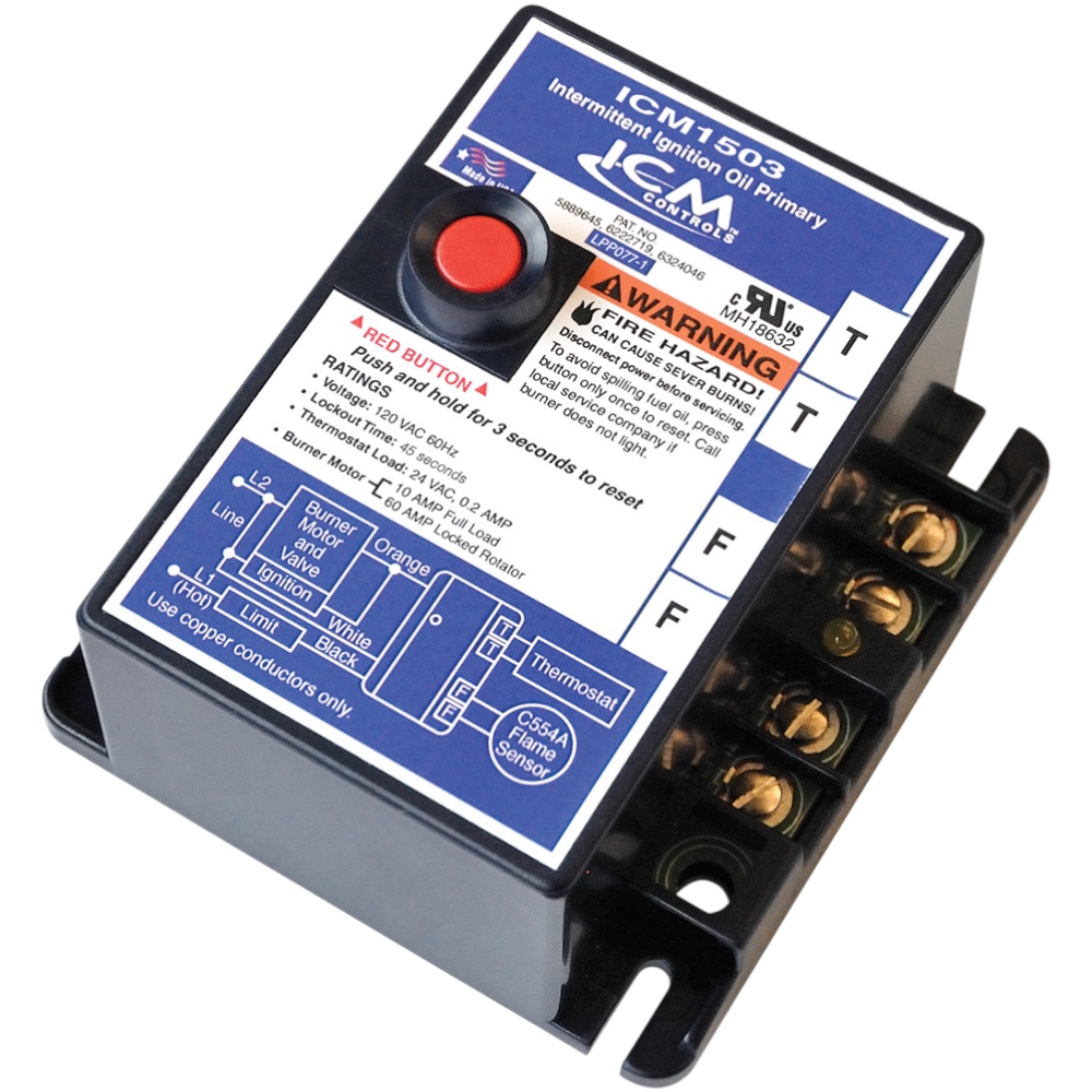 ICM Controls ICM1503 Cad Cell Relay, Intermittent, 120v, 45 Sec