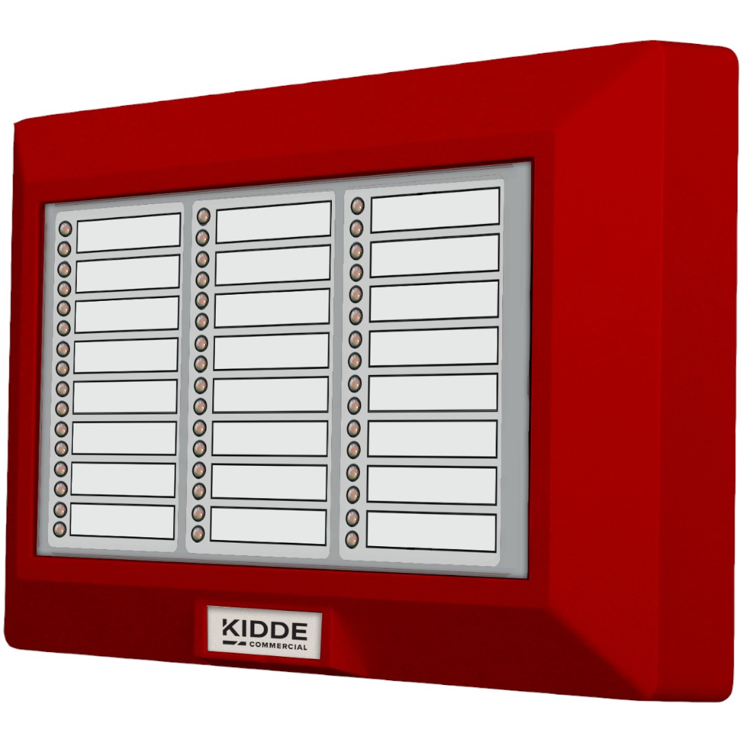 Kidde K-RLED24R-2 Remote Annunciator LED, Expander Module, Red