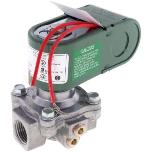 ASCO K3A442V Gas Solenoid Valve, 1/2", N.C., 120V, 350000 BTU, 1/2 PSI Max