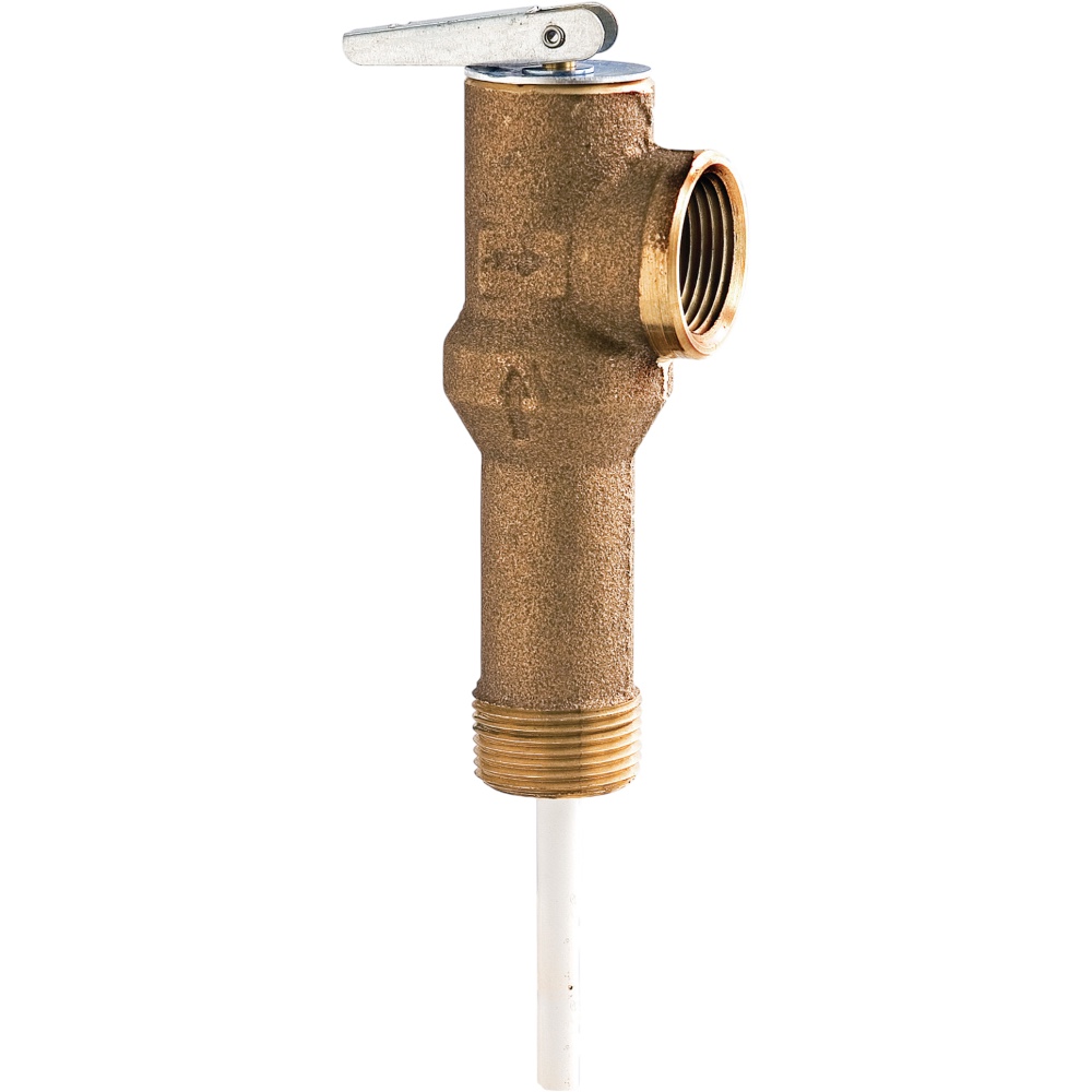 Watts LL100XL-2.5-M7 3/4" T&P Relief Valve with Extended Inlet 150 PSI