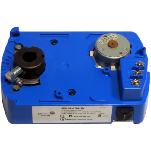 Johnson Controls M9104-AGA-2N Actuator, 24v Electric Motor, 90 Sec, 90° Floating